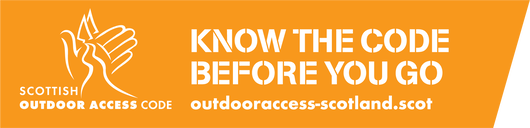 ”Know the Code before you go by visiting outdooraccess-scotland.scot